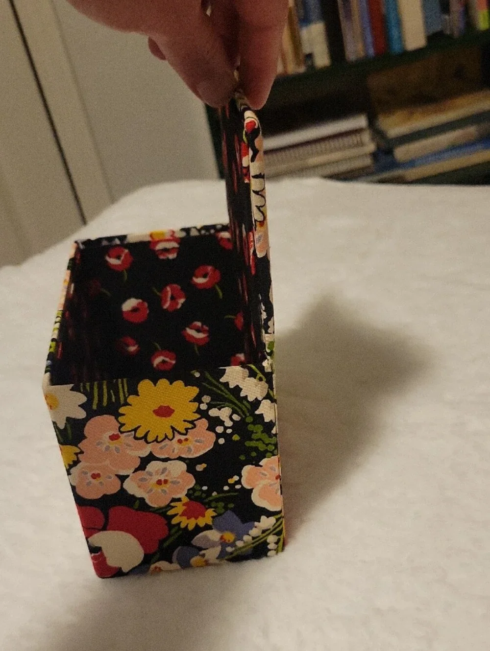 2010 Vera Bradley Poppy Fields  Floral Fabric Storage Box